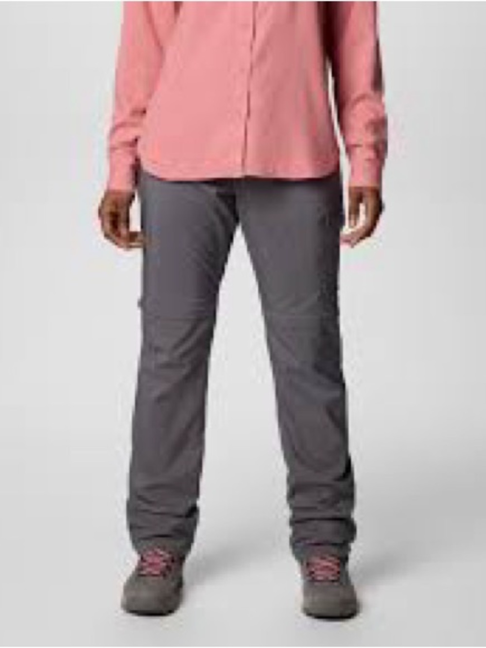 Columbia Women's Gray Straight-Leg Outdoor Pants